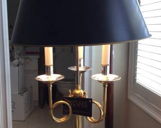Frederick Cooper 5-way Bugle Brass Lamp