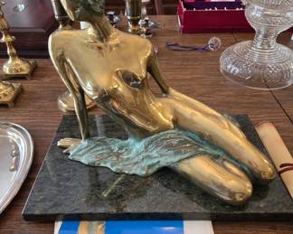 Daisey Nasser Bronze Sculpture "Lady Blue"