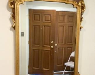 LaBarge Antique Carved Gold Gilt Mirror