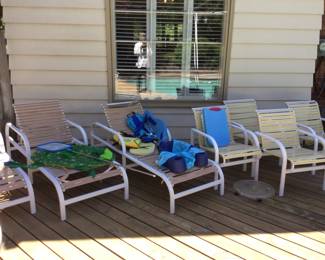 Vintage Patio Lounge Chairs