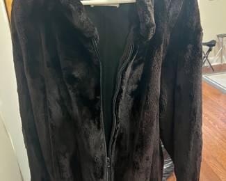 Mink Zippered Jacket by Albert Sung