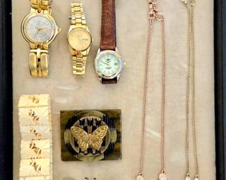 Assorted Jewelry, Watches