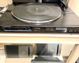Kenwood Turntable, Bose Speakers