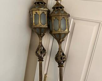 Electric Brass Lamps Plug In