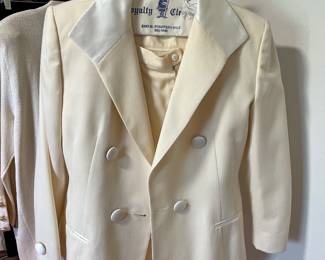 Vintage Christine Dior  Double Breasted Blazer w/Skirt