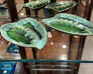 Vintage MCM Ceramic Ashtrays Made in USA