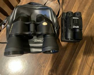 Simmons binoculars, Bushnell binoculars