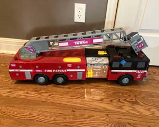 Tonka fire rescue truck