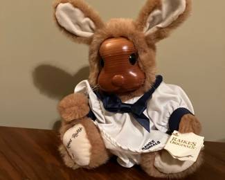 Robert Raikes original wood face rabbit "Betsy Ann"