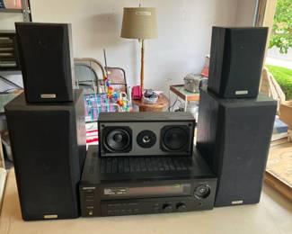Kenwood surround speakers, Kenwood surround receiver, VR606
