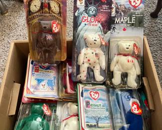 TY beanie babies, new in original packaging