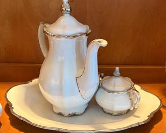 Mitterteich Bavaria PLATINUM PRINCESS PATTERN Large Set