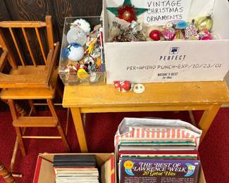 toys, games, VHS Disney tapes, and craft supplies
