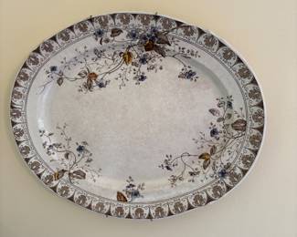 antique English platter