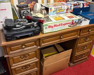 toys, games, VHS Disney tapes, and craft supplies