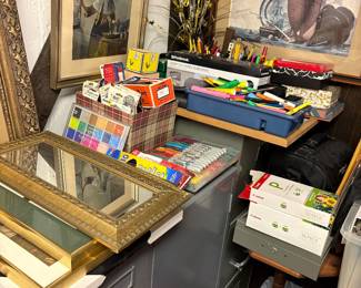 toys, games, VHS Disney tapes, and craft supplies
