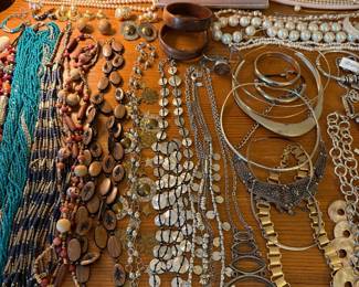 Lots of costume jewelry 
