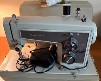 vintage Sears Kenmore sewing machine--we tested it and it works great