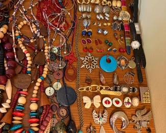Lots of costume jewelry 