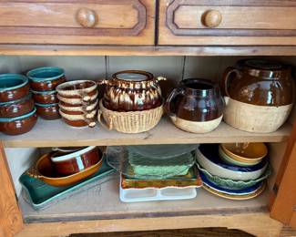 vintage pottery and crocks