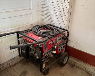 Honda gas powered generator
