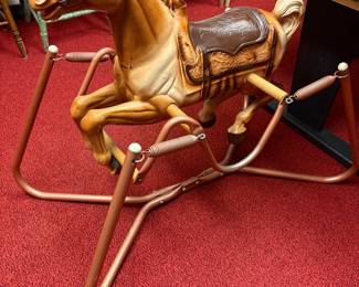 vintage bouncy horse