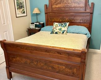 Eastlake Style Full Size Bed 87”H. 59”W 80” L. $1,125