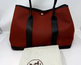 Hermes Brick Garden Party 36 Handbag