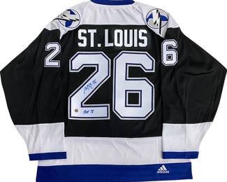 Martin St. Louis Autographed Tampa Bay Lightning Vintage Pro Jersey