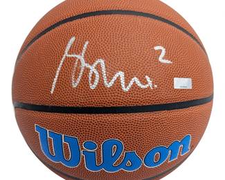 Shai Gilgeous Alexander Autographed Oklahoma City Thunder Logo Basketball