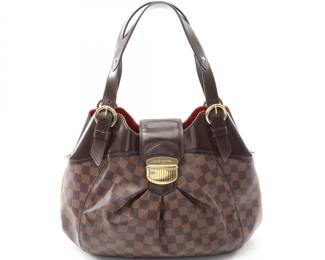 Louis Vuitton Sistina GM Handbag Brown
