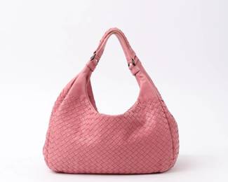 Bottega Veneta Intrecciato Campana Bag Pink