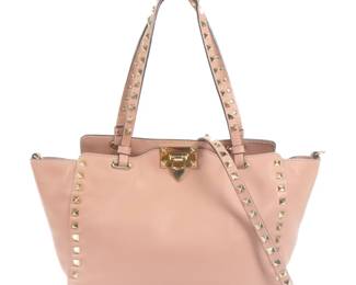 Valentino Purple Calfskin 2 Way Shoulder Bag