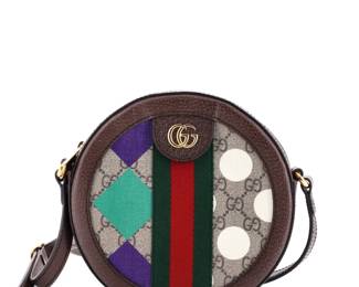 Gucci Ophidia Mini Round Shoulder Bag