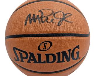 Magic Johnson Autographed Spalding Game Series NBA Basketball