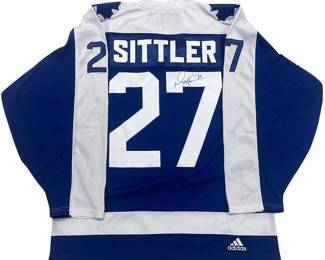 Darryl Sittler Autographed Toronto Maple Leafs Pro Jersey
