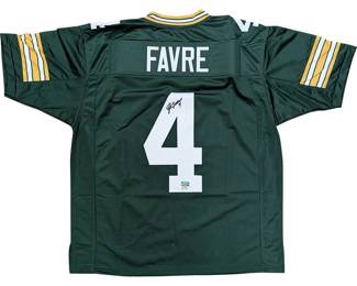 Brett Favre Autographed Replica Jersey