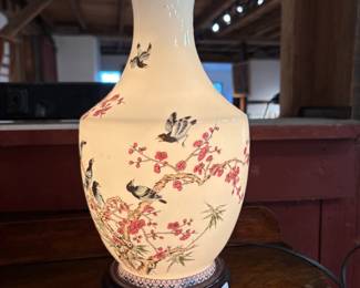 Lighted Glass Vase 