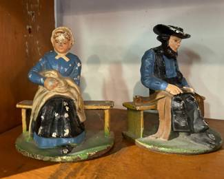 Amish Painted Bookends