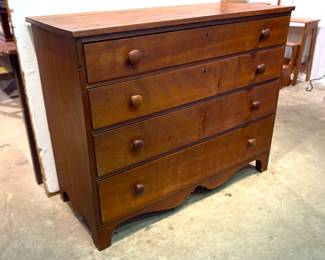 Antique 4-Drawer Cherry Chest