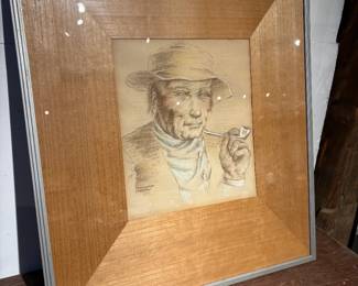 Signed Margaret Aaberg - Pencil Drawing