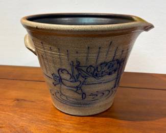 Salmon Falls Blue Painted Stoneware