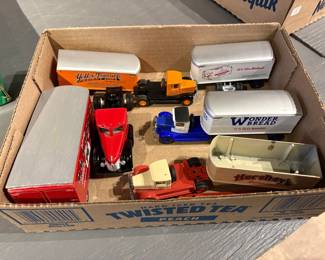Lot of Four Die-Cast Toy Trucks