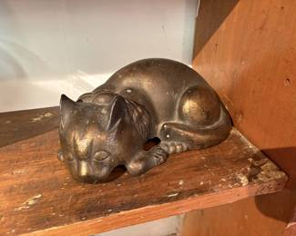 Cast Bronze Cat