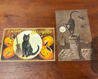 Pair of Halloween Postcards
