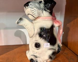 Vintage 50s Erphila Dog Teapot