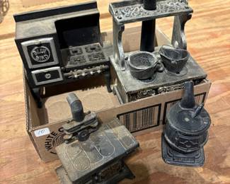 Lot of Cast-Iron Stoves