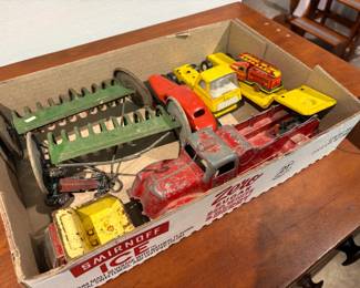 Lot of Toy Trucks 