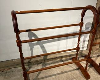 Handmade Quilt Rack 