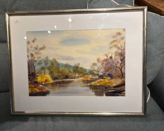 Original Signed Watercolor Painting - H. Christakos